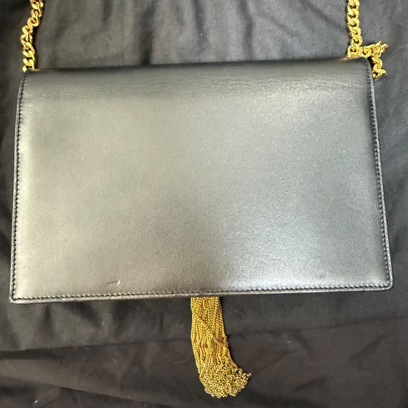 YSL Kate Tassel Wallet on a Chain - Black Calfskin - Picture 6 of 10